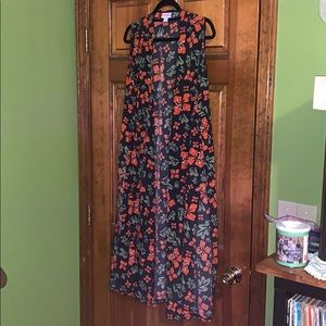LLR Joy Vest - Hibiscus, Poinsetta, Floral print